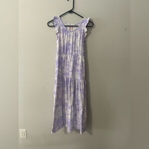 Cat & Jack Lavender Tie-Dye Dress